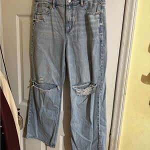 American Eagle Outfitters Distressed Light Blue Women's Jeans NWOT